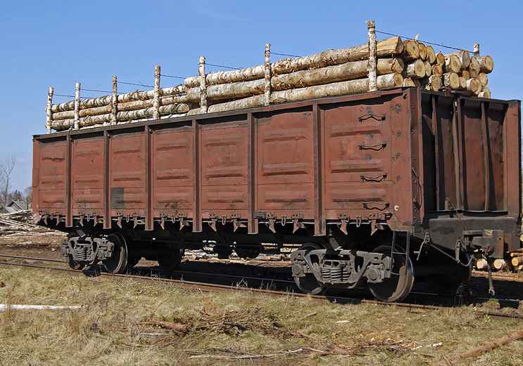 Перевозка Леса по ЖД из Тобольска в Сургут