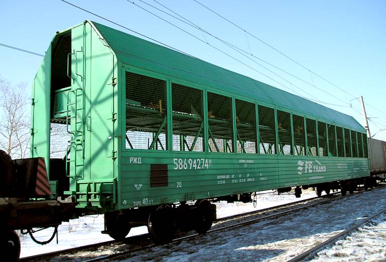 Стоимость транспортировки жд контейнером авто из Анжеро-Судженска в Нижний Новгород